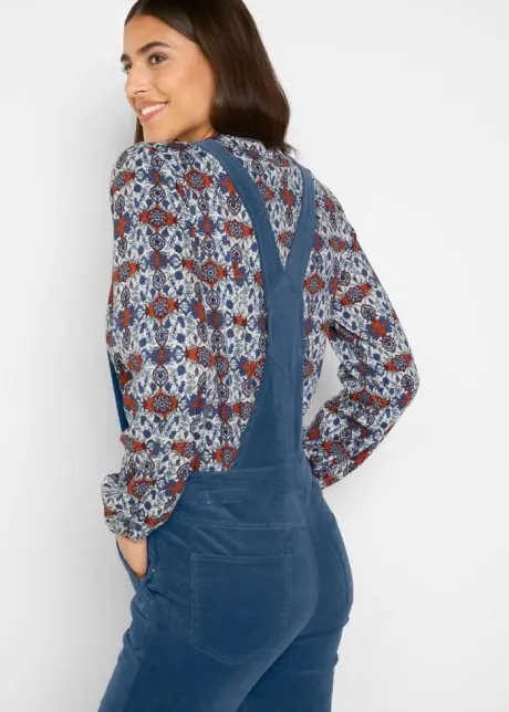 salopette femme velours