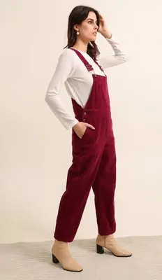 Salopette pour femme mode velours