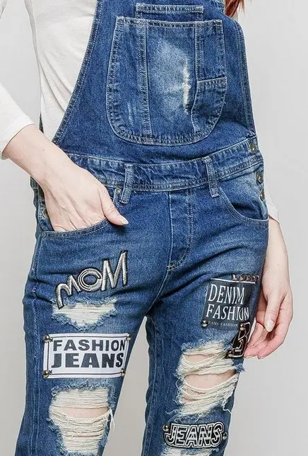 Combinaison en jean pour femme