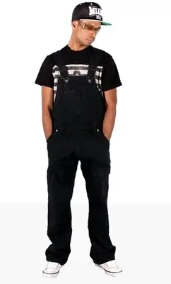 combinaison cargo noir