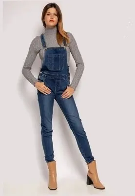 Superbe salopette slim en jean