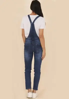 Salopette Denim Gmack Bleu : Confort et Style 
