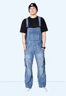 Combinaison homme coupe large