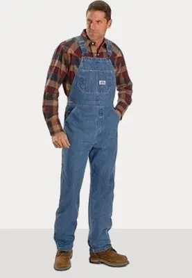 Salopette homme en grande taille